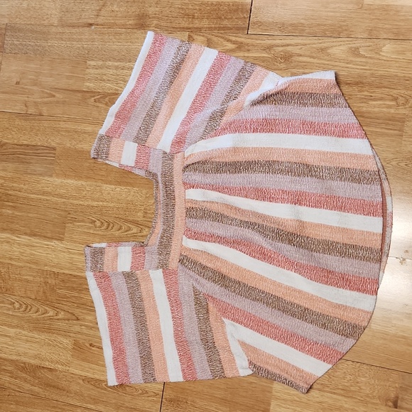 Madewell Tops - Madewell striped butterfly top sz large